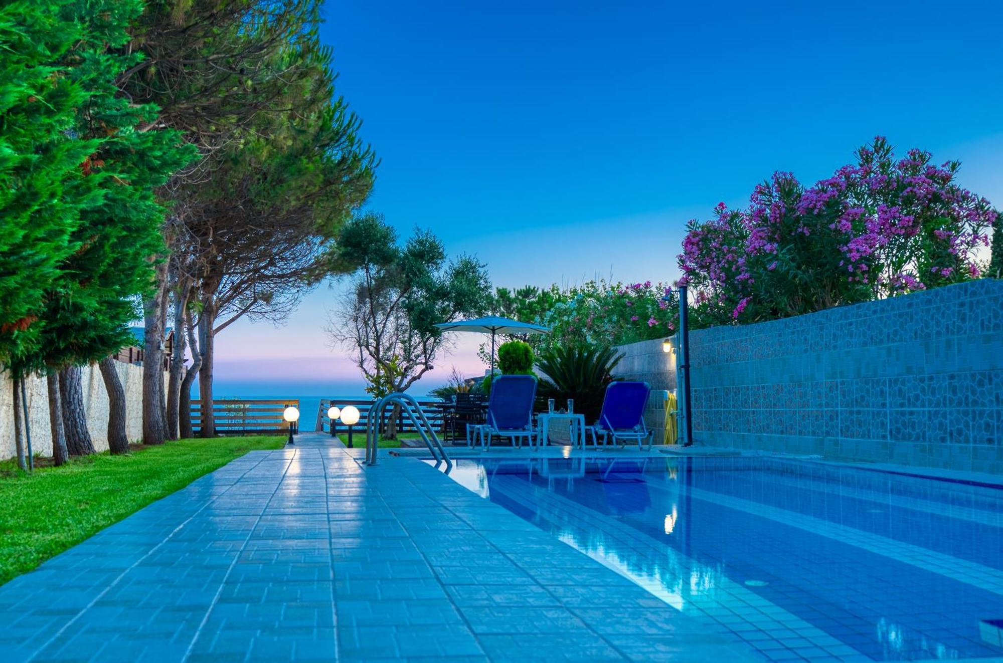 Villa Angela Ágios Matthaíos Esterno foto